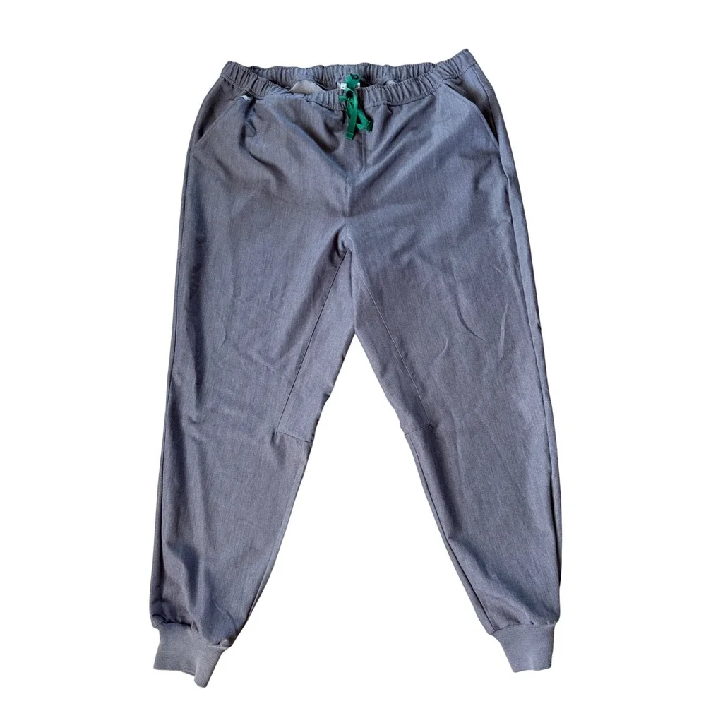 FIGS Tansen Jogger Scrub Pants Mens XXL Heather Grey Technical Collection